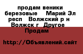 продам веники березовые. - Марий Эл респ., Волжский р-н, Волжск г. Другое » Продам   